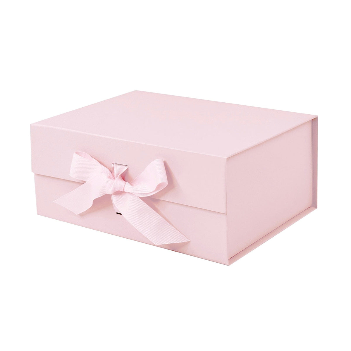 Powder Pink A5 Magnetic Gift Boxes With Changeable Ribbon