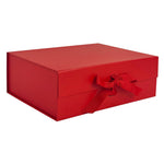 Red A4 Deep Magnetic Gift Boxes With Changeable Ribbon