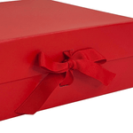 Sample  - Red A5 Deep Magnetic Gift Box With Changeable Ribbon