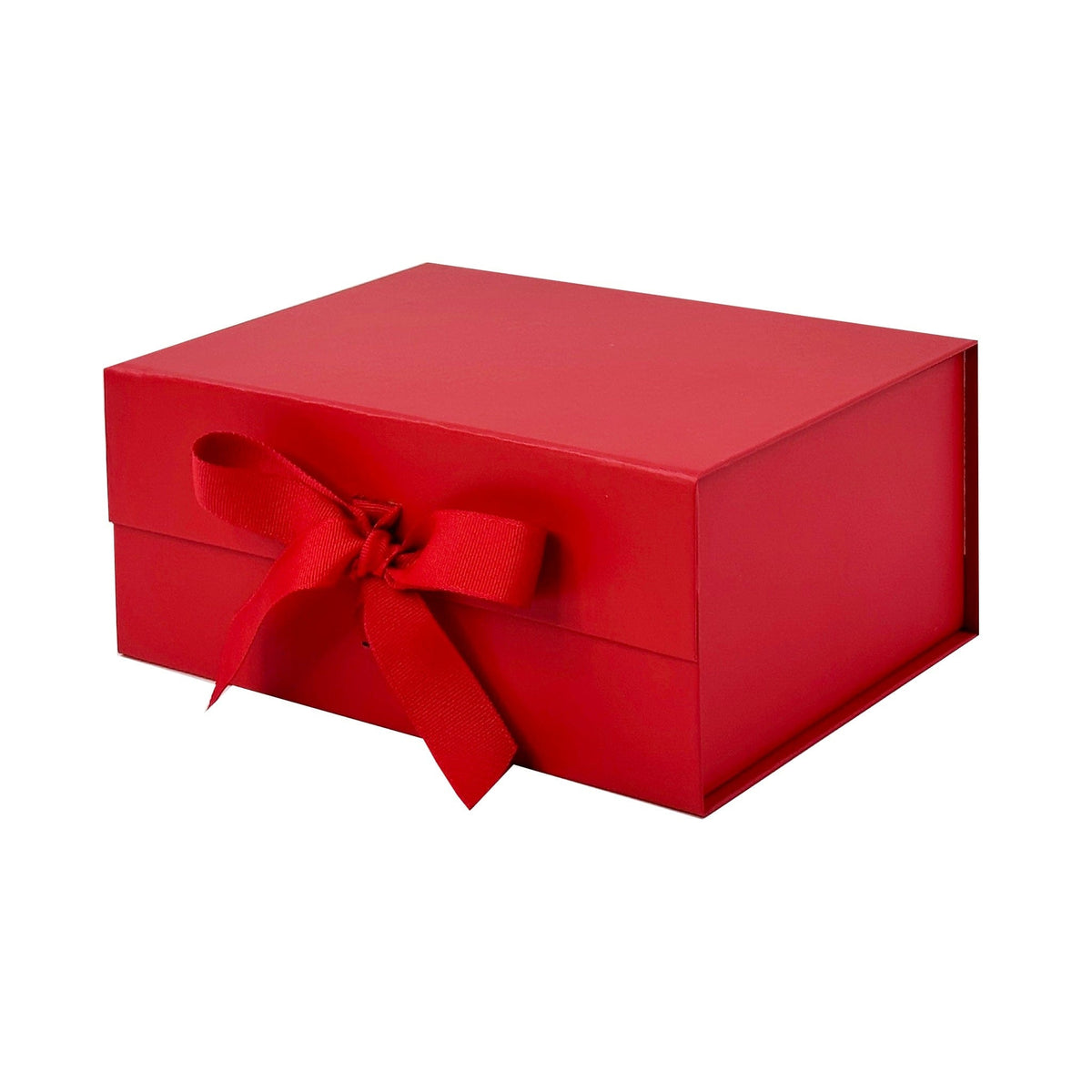 Red A5 Deep Magnetic Gift Boxes With Changeable Ribbon