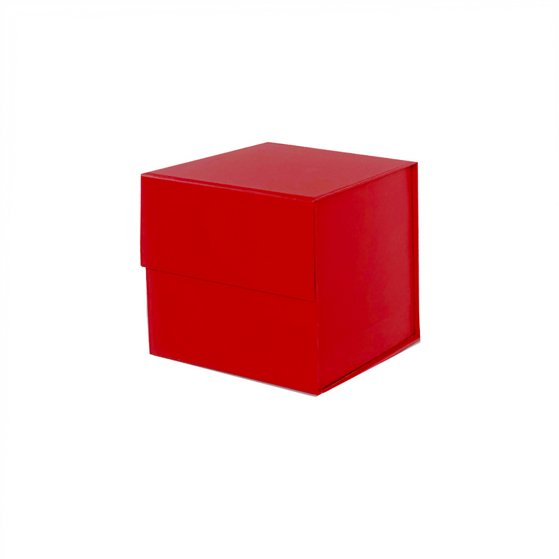 Sample - Red Small Cube Magnetic Gift Box