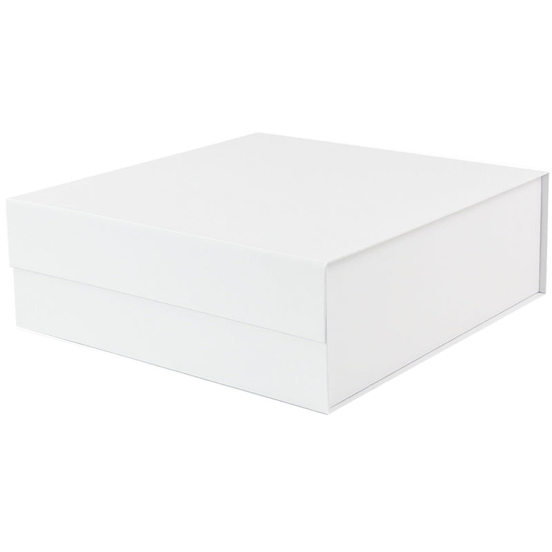 White Large Square Magnetic Gift Boxes – Gift Box Market