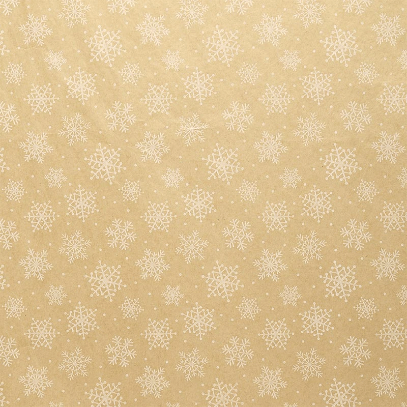 Kraft Snowflake Tissue Paper