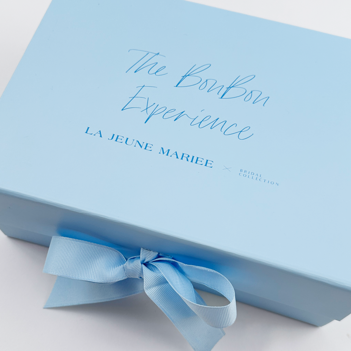 Sample  - Powder Blue A5 Deep Magnetic Gift Box With Changeable Ribbon