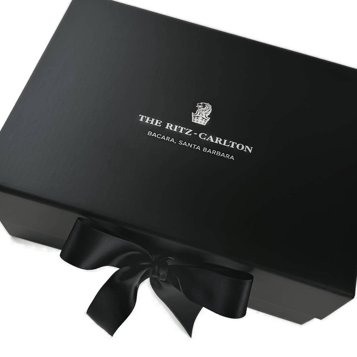 Black A5 Deep Magnetic Gift Boxes With Changeable Ribbon