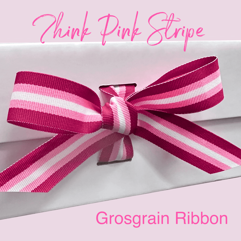 Powder Pink A5 Magnetic Gift Boxes With Changeable Ribbon