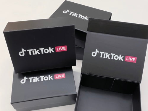 Custom printed Gift Boxes - TikTok Live 