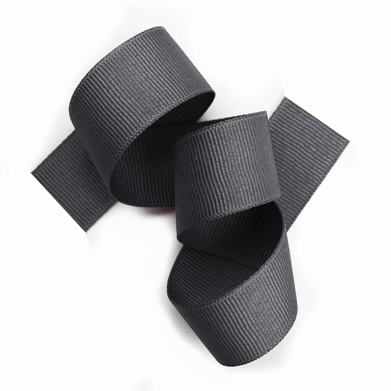 Gray Grosgrain Ribbon