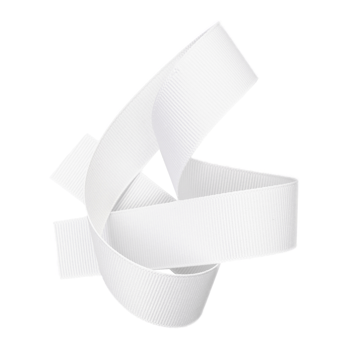 White Grosgrain Ribbon