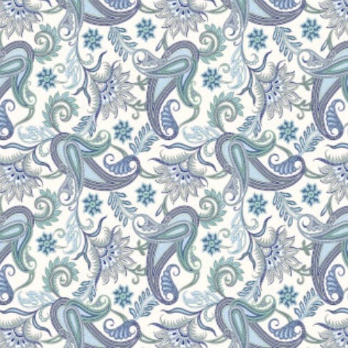 Paisley Blue Tissue Paper