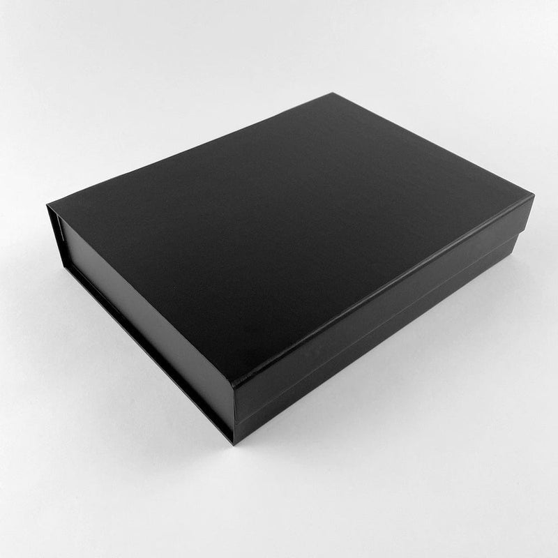 Black A4 Shallow Magnetic Gift Boxes