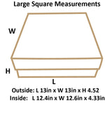 Sample  - Natural Kraft Large Square Magnetic Gift Box