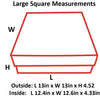 The Agency - Large Square - Red