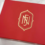 Red A5 Deep Magnetic Gift Boxes With Changeable Ribbon