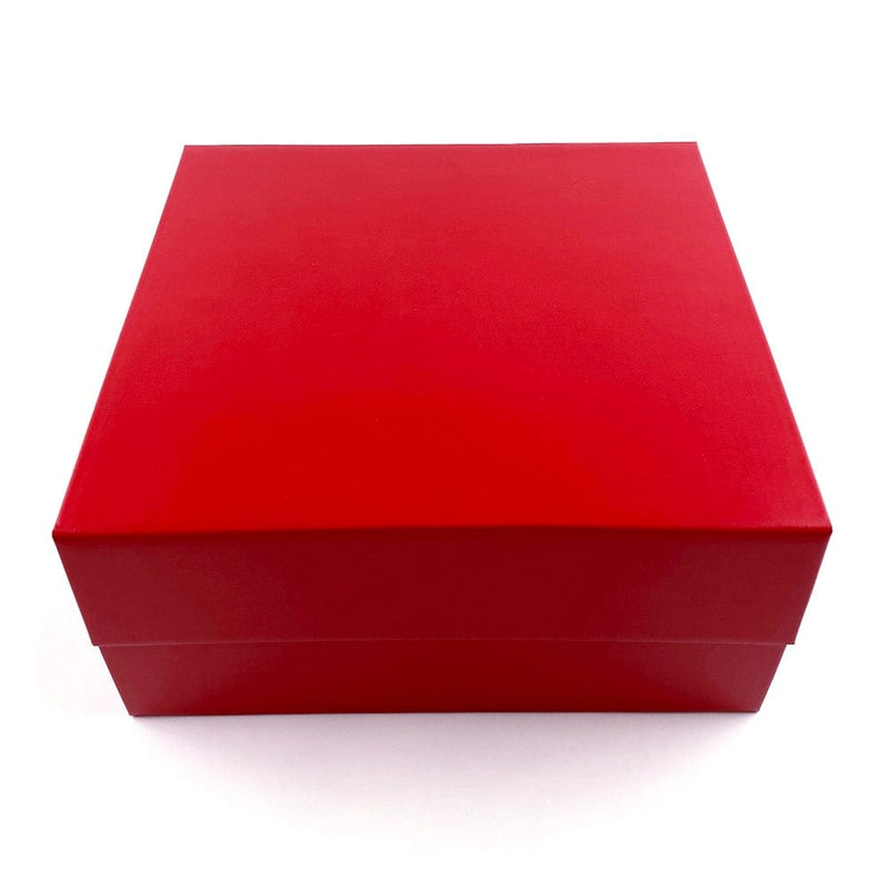 Red Medium Square Magnetic Gift Boxes