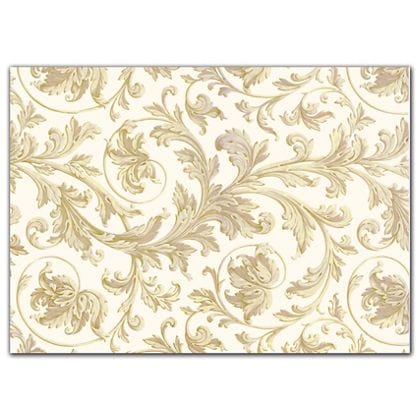 elegant gold foil tissue paper