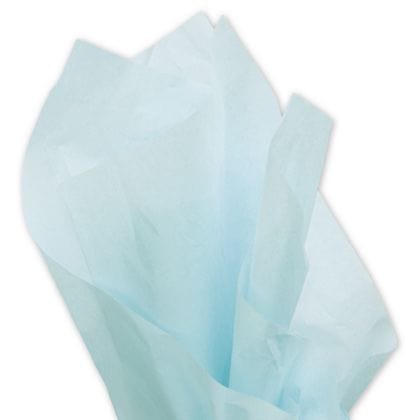 solid light blue tissue paper