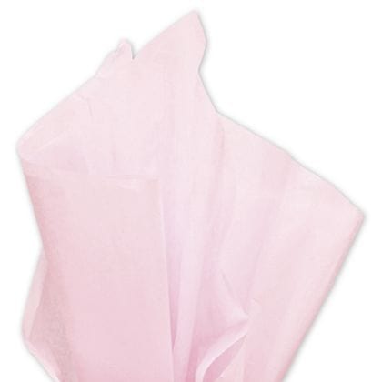 solid light pink tissue paper