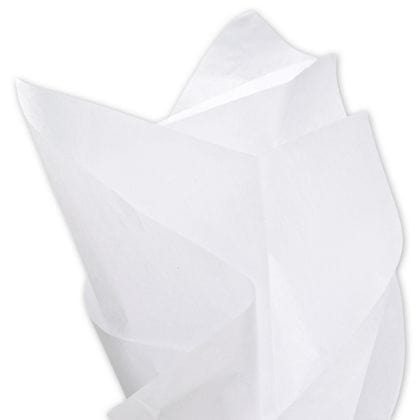 solid white tissue paper
