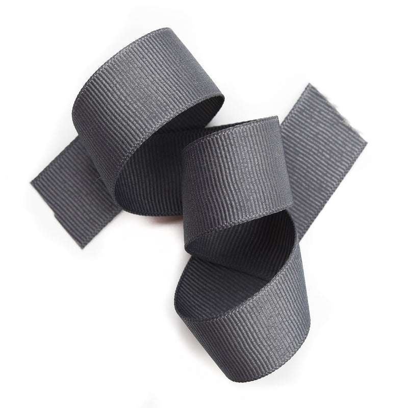 gray grosgrain ribbon